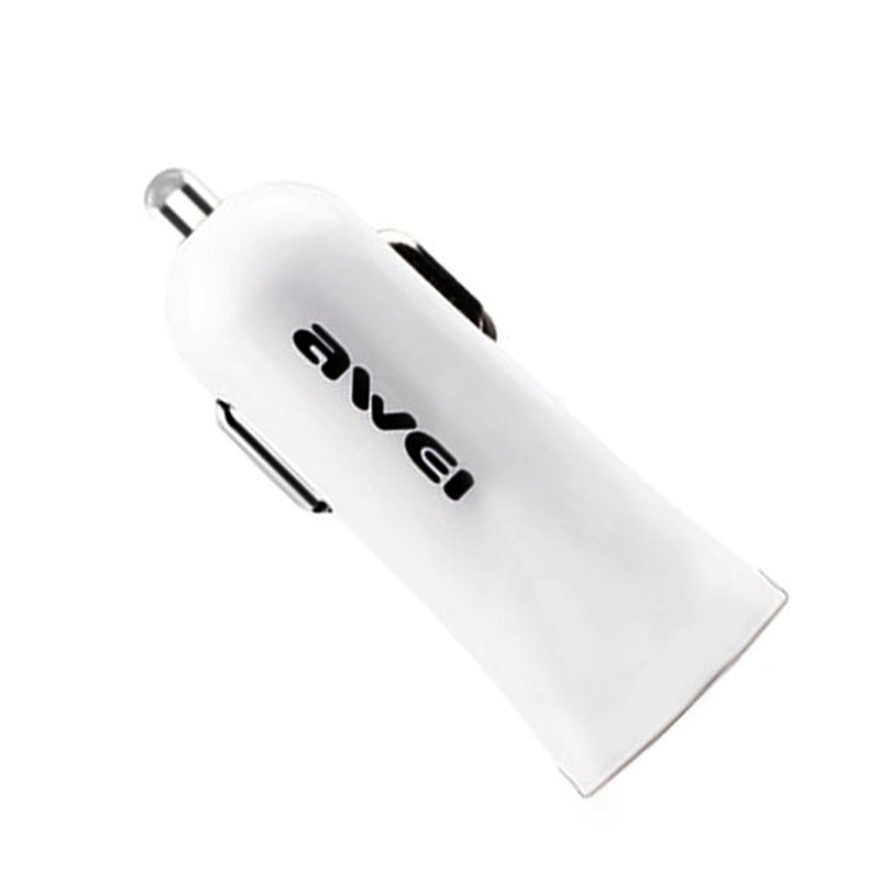 Incarcator Auto Awei C-300 Dual USB 3.4A - Alb