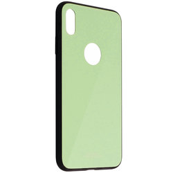 Husa iPhone XS Max Glass Series - Verde
