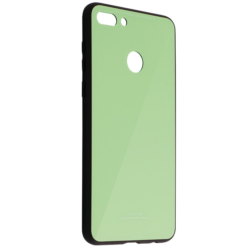 Husa Huawei Y9 2018 Glass Series - Verde