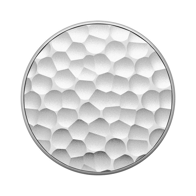Popsockets Original, Suport Cu Functii Multiple - Hammered Metal Silver