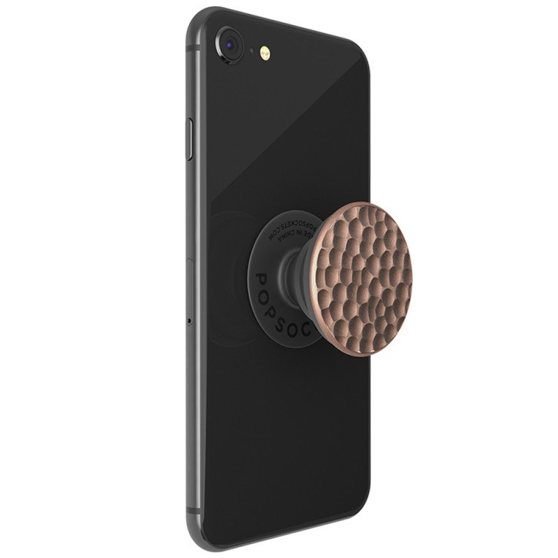 Popsockets Original, Suport Cu Functii Multiple - Hammered Metal Rose Gold