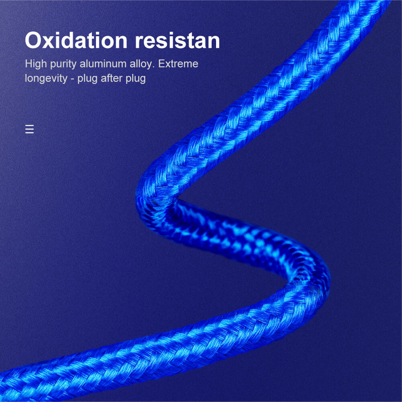 Cablu Nillkin Lighting/Micro-USB/Type-C 3 in 1 - Blue