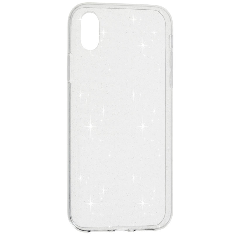 Husa Iphone XR Silicon Crystal Glitter Case - Transparent