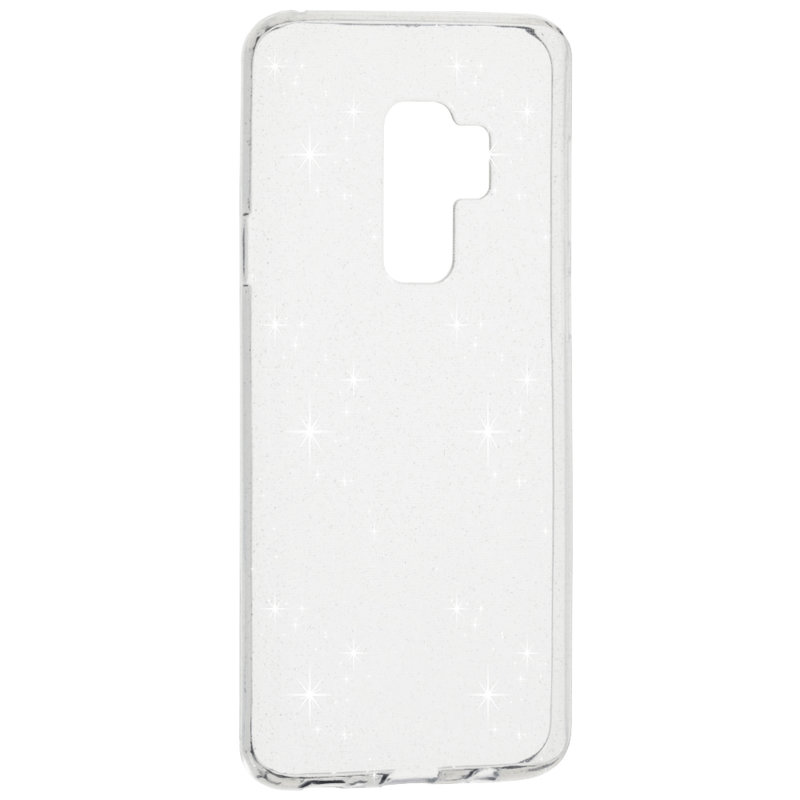 Husa Samsung Galaxy S9 Plus Silicon Crystal Glitter Case - Transparent