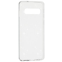 Husa Samsung Galaxy S10 Silicon Crystal Glitter Case - Transparent