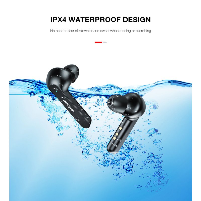 Casti In-ear Wireless Stereo ipipoo Tp-2 Angelic Sound - Black