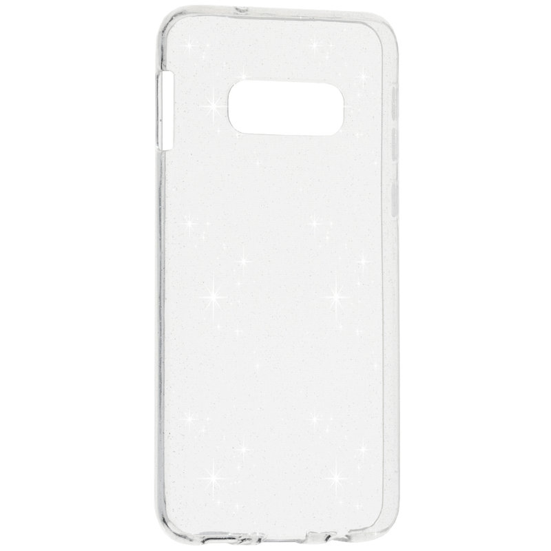 Husa Samsung Galaxy S10e Silicon Crystal Glitter Case - Transparent