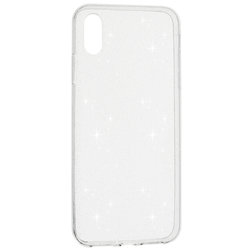 Husa iPhone XS Max Silicon Crystal Glitter Case - Transparent