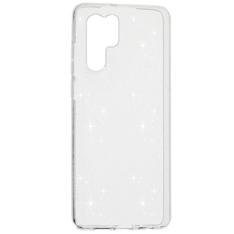 Husa Huawei P30 Pro Silicon Crystal Glitter Case - Transparent