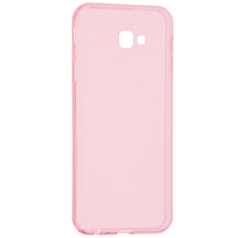 Husa Samsung Galaxy J4 Plus Silicon Crystal Glitter Case - Roz