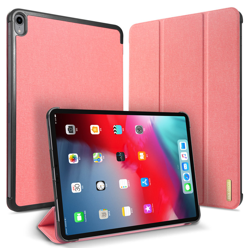 Husa tableta Apple iPad Pro 2018 12.9 A2014/A1895 Dux Ducis Domo - Roz