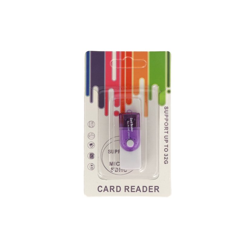 Card Reader All in One USB 2.0 - Violet