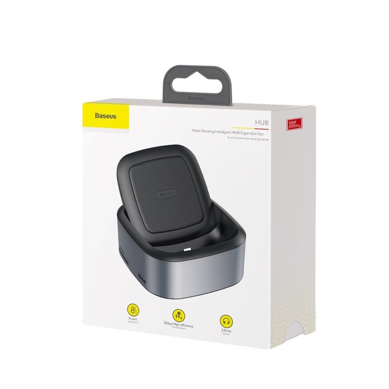 Docking Station Baseus Intelligent HUB Expand Socket CAHUB-S0G - Gri