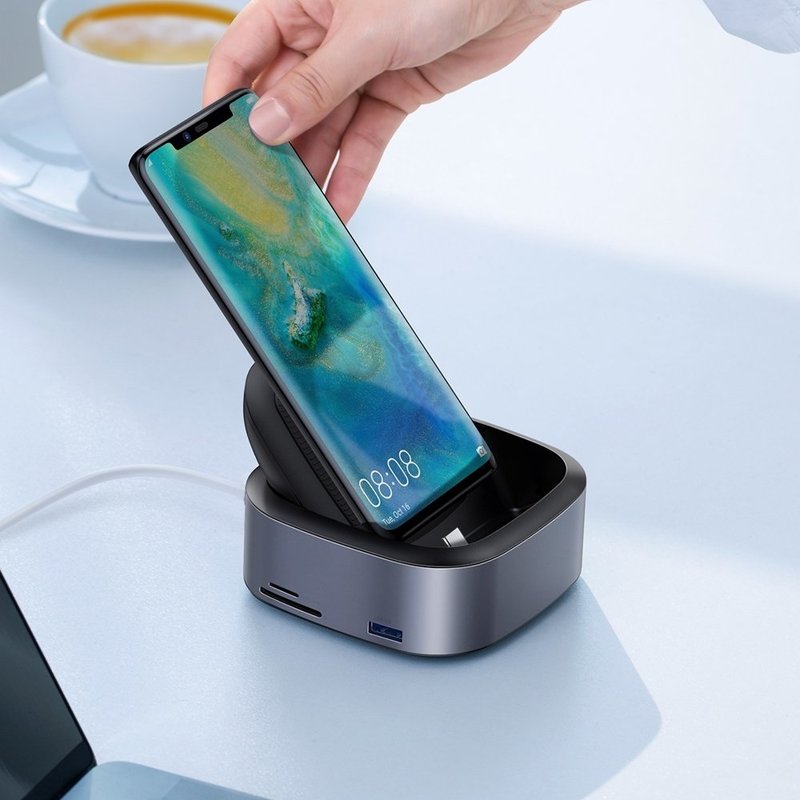 Docking Station Baseus Intelligent HUB Expand Socket CAHUB-S0G - Gri