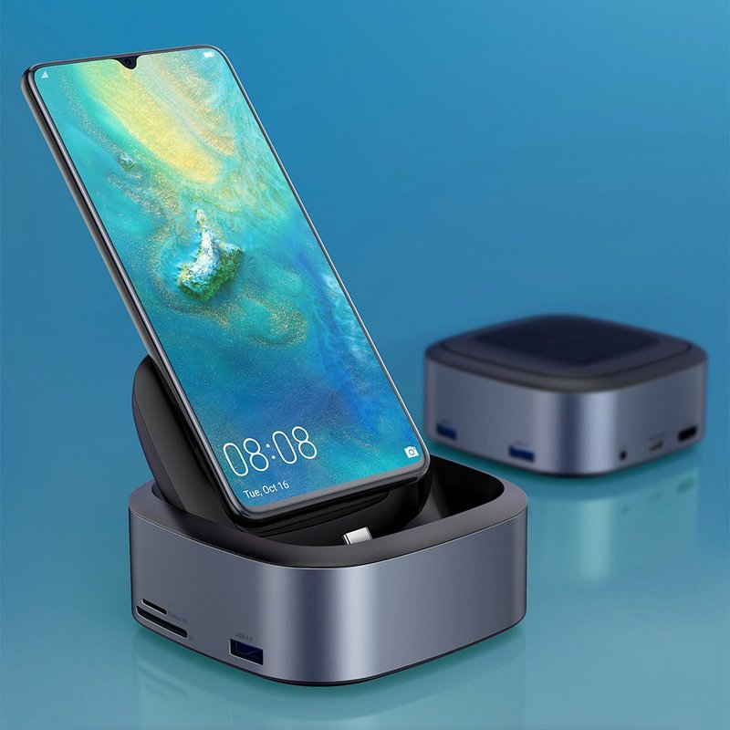 Docking Station Baseus Intelligent HUB Expand Socket CAHUB-S0G - Gri