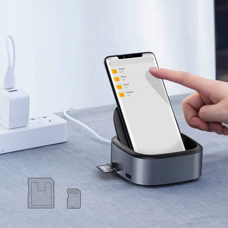 Docking Station Baseus Intelligent HUB Expand Socket CAHUB-S0G - Gri