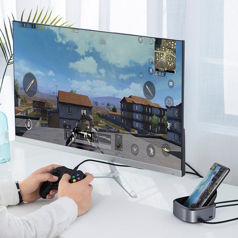 Docking Station Baseus Intelligent HUB Expand Socket CAHUB-S0G - Gri