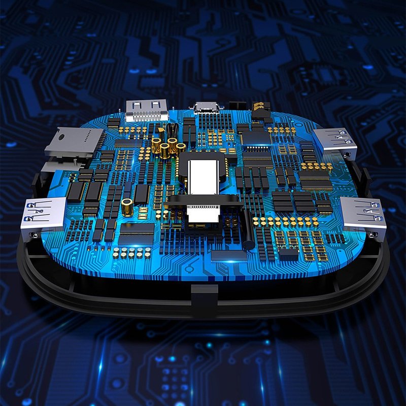 Docking Station Baseus Intelligent HUB Expand Socket CAHUB-S0G - Gri