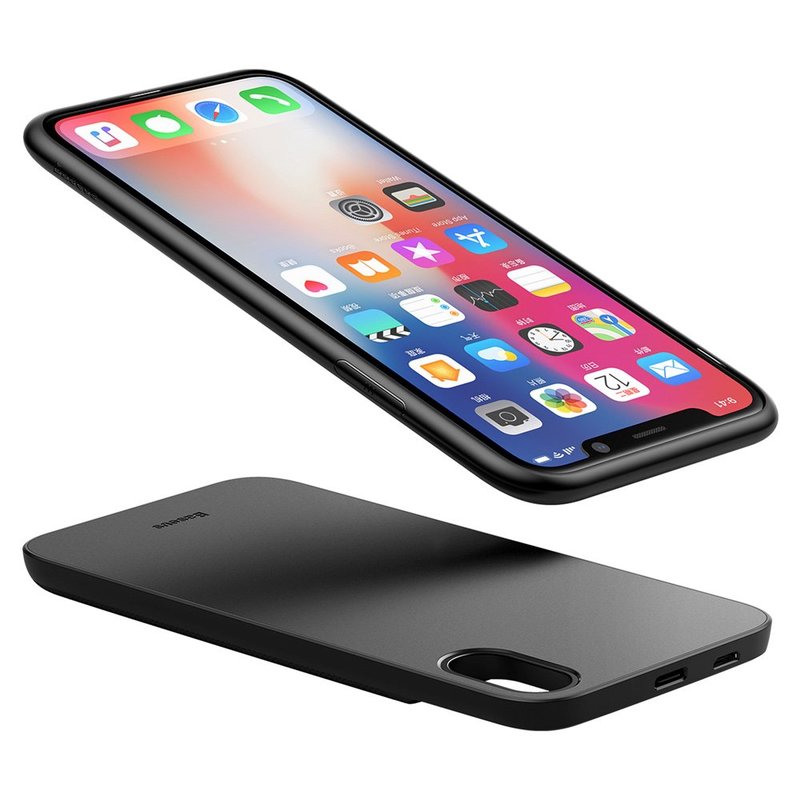 Incarcator Wireless Portabil Iphone X Baseus Backpack 1+1 5000mAh - Black