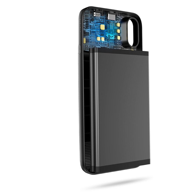 Incarcator Wireless Portabil Iphone X Baseus Backpack 1+1 5000mAh - Black