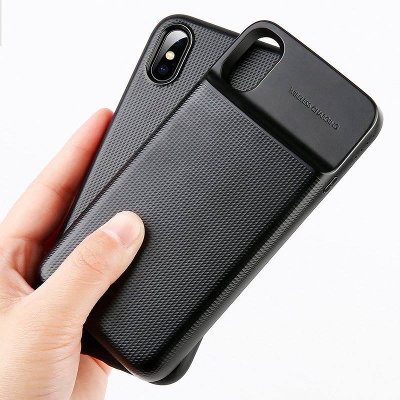 Incarcator Wireless Portabil Iphone X Baseus Backpack 1+1 5000mAh - Black