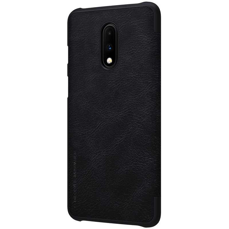 Husa OnePlus 7 Flip Nillkin QIN Negru