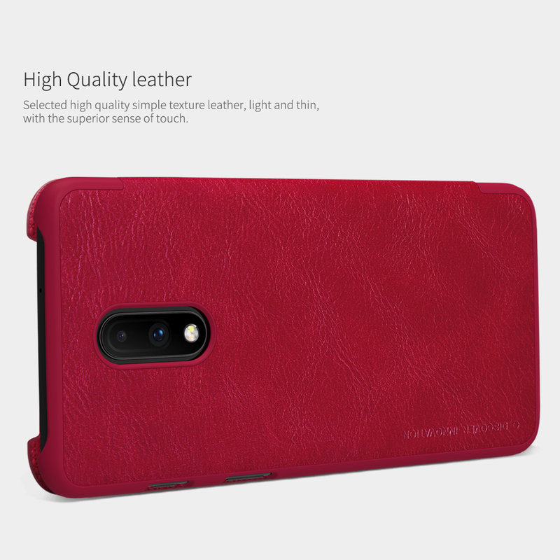 Husa OnePlus 7 Flip Nillkin QIN Negru