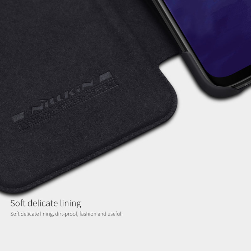 Husa OnePlus 7 Flip Nillkin QIN Negru