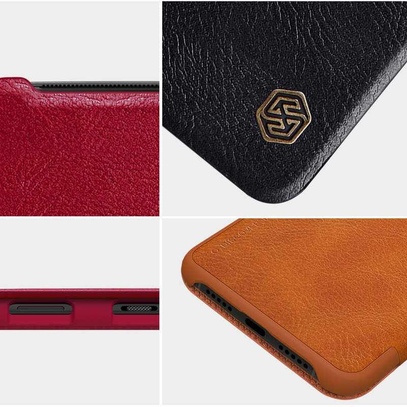 Husa OnePlus 7 Flip Nillkin QIN Negru