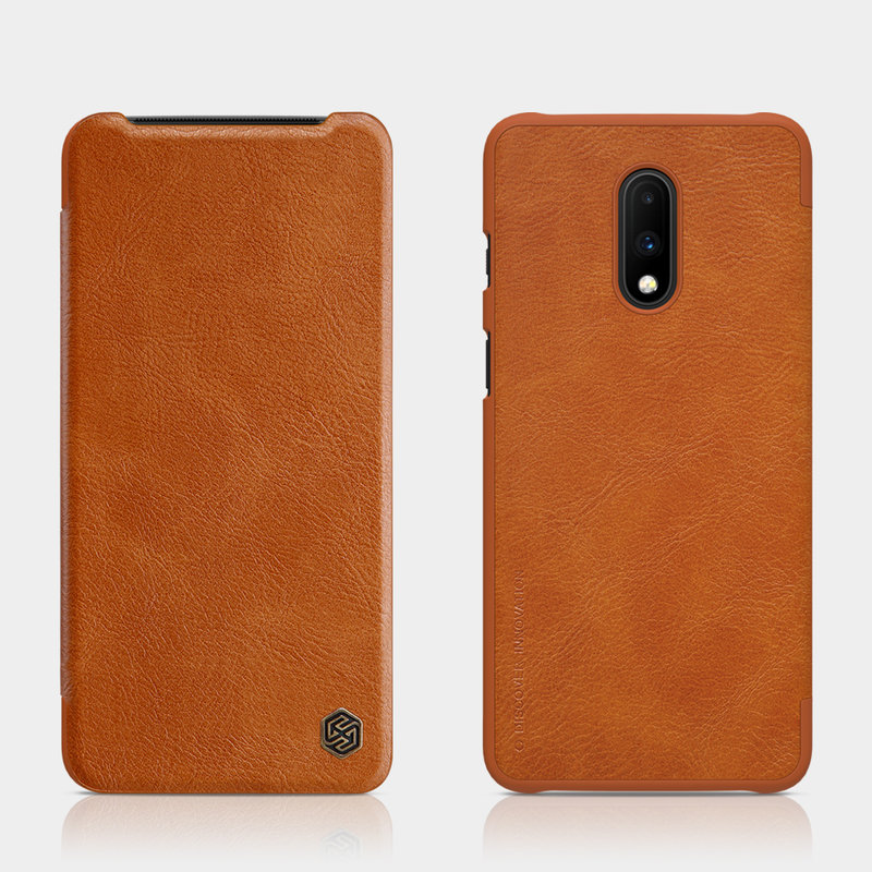 Husa OnePlus 7 Flip Nillkin QIN Negru