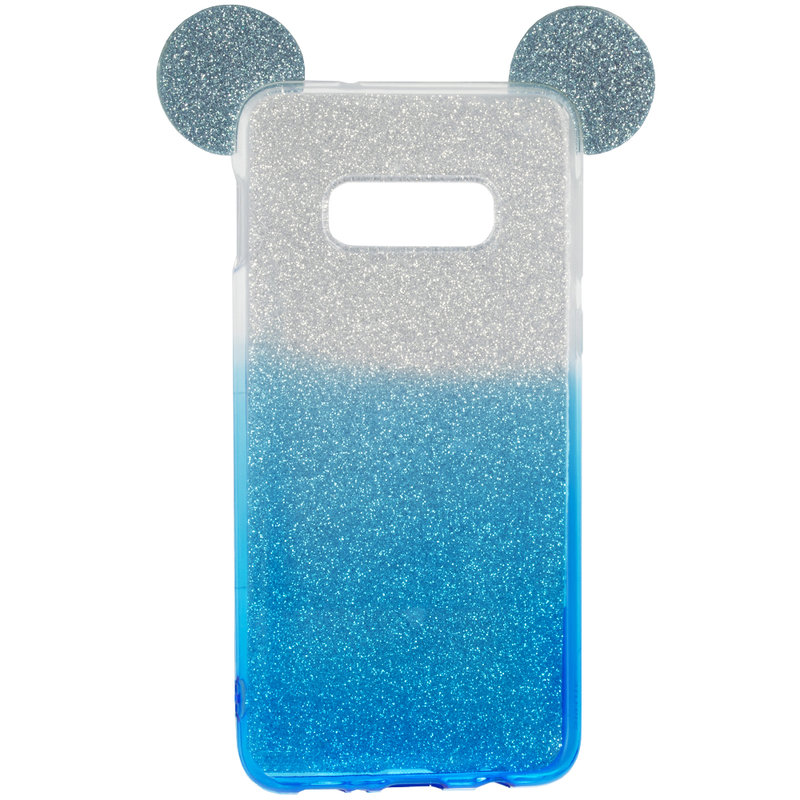 Husa Samsung Galaxy S10e Gradient Color TPU Mouse Bling Glitter - Albastru