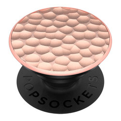 Popsockets Original, Suport Cu Functii Multiple - Hammered Metal Rose Gold