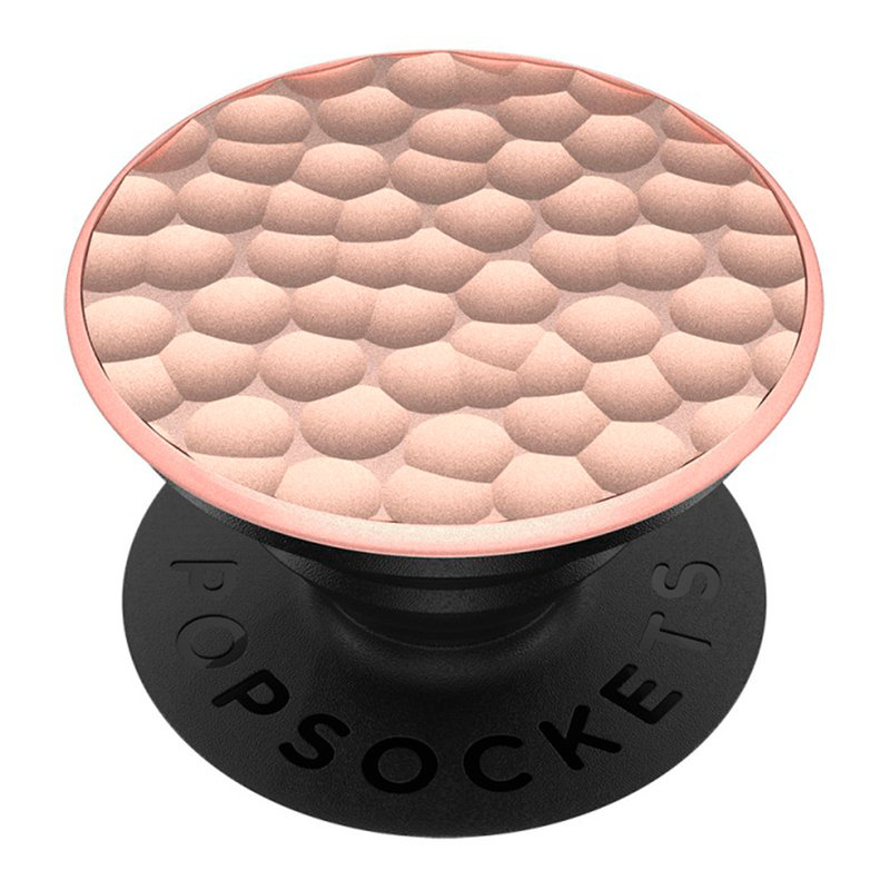 Popsockets Original, Suport Cu Functii Multiple - Hammered Metal Rose Gold