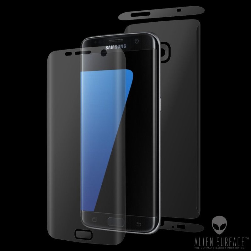 Folie 360° Samsung Galaxy S7 Alien Surface XHD, Ecran, Spate, Laterale - Clear