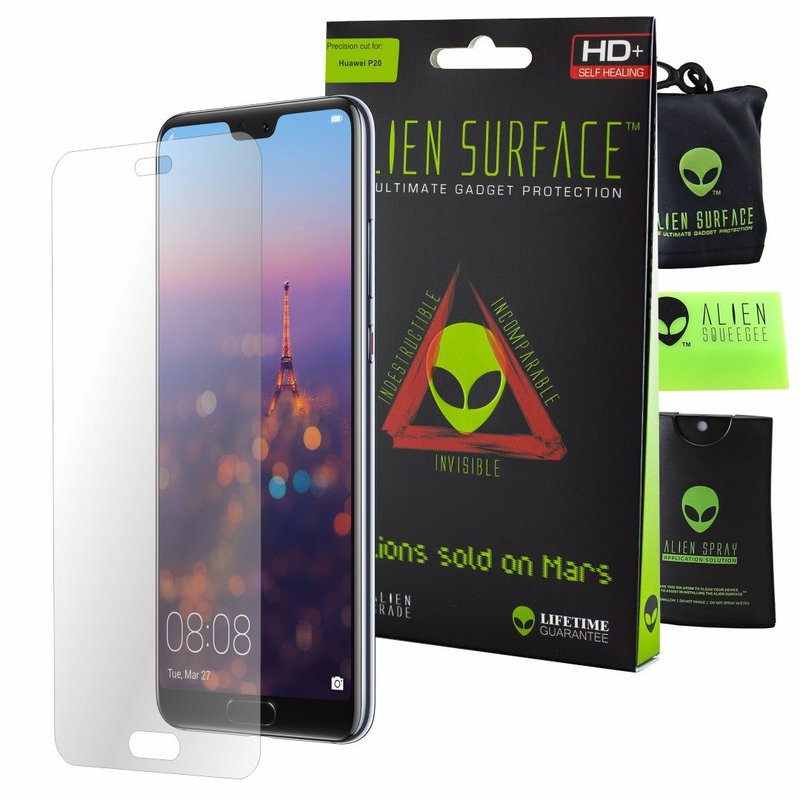 Folie Regenerabila Huawei P20 Alien Surface XHD, Case Friendly - Clear