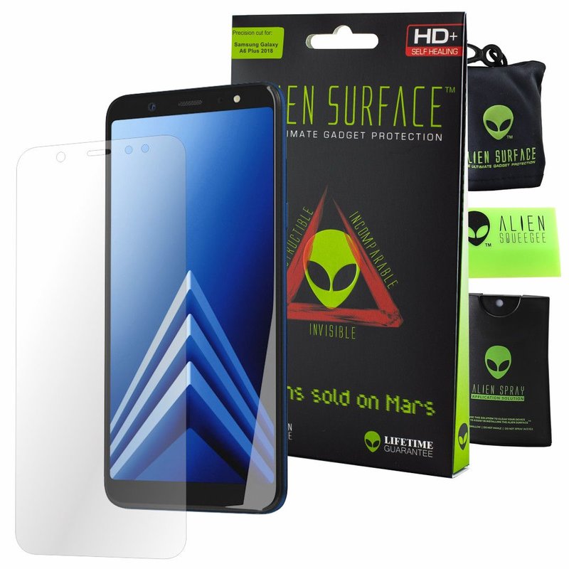 Folie Regenerabila Samsung Galaxy A6 Plus 2018 Alien Surface XHD, Full Face - Clear