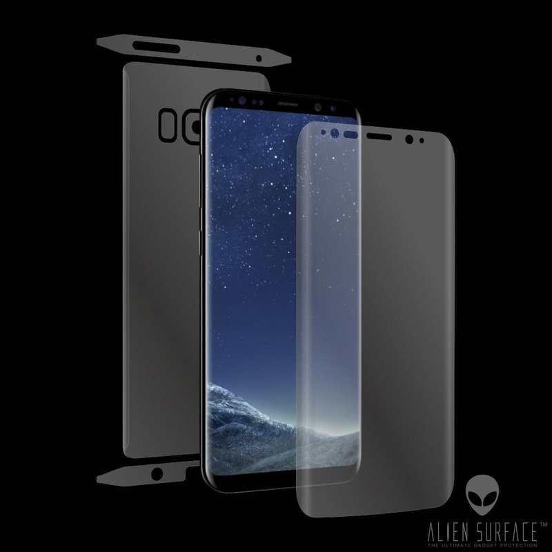 Folie 360° Samsung Galaxy S8 Alien Surface ecran, spate, laterale, camera - Clear