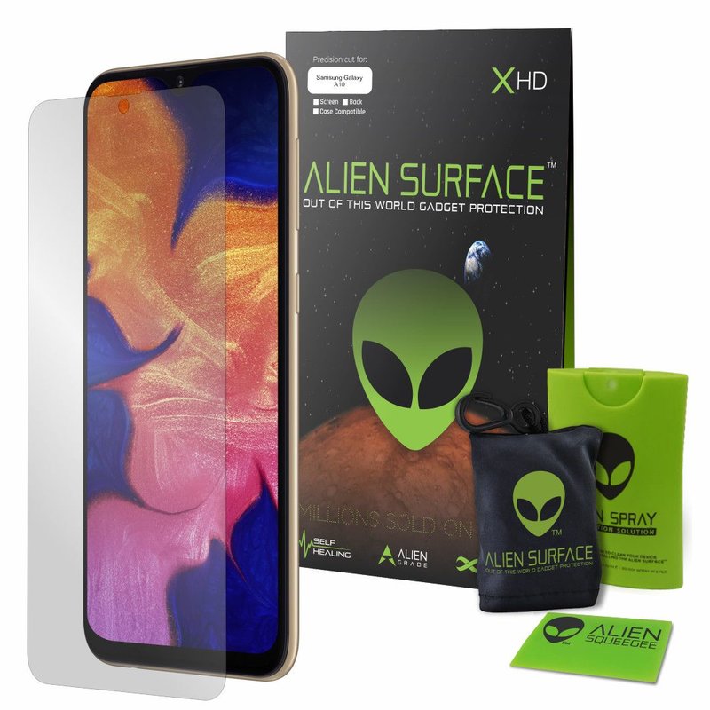 Folie Regenerabila Samsung Galaxy A10 Alien Surface XHD, Case Friendly - Clear