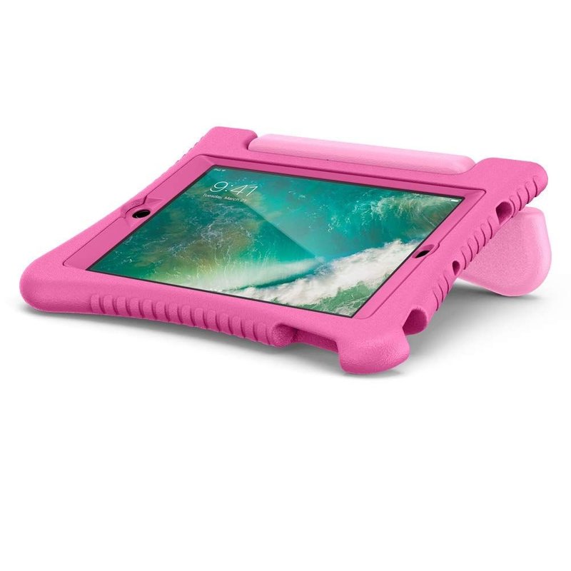 Husa Apple iPad 2018 9.7 A1893/A1954 Spigen Play 360° + Folie protectie - Candy Pink