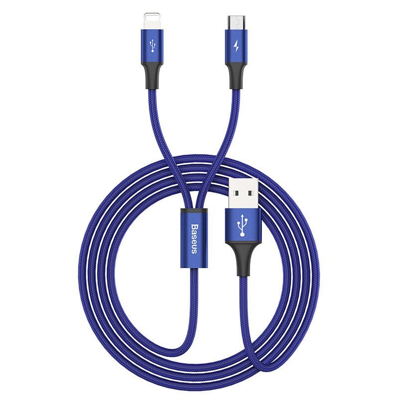 Cablu de date Lightning Micro-USB 3A, 1.2m Baseus, CAML-SU13 