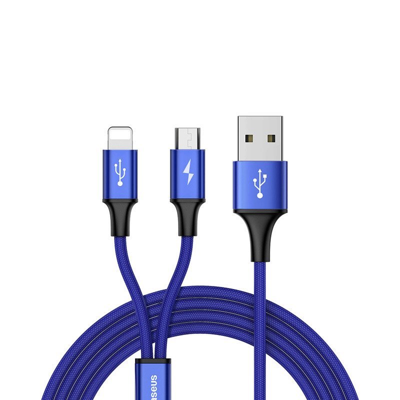 Cablu de date Lightning Micro-USB 3A, 1.2m Baseus, CAML-SU13