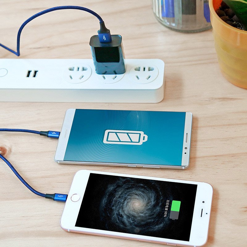Cablu de date Lightning Micro-USB 3A, 1.2m Baseus, CAML-SU13