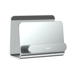 Suport Perete Telefon, Autoadeziv Cu Montaj Pe Suprafete Multiple Baseus - Argintiu SUBG-0S