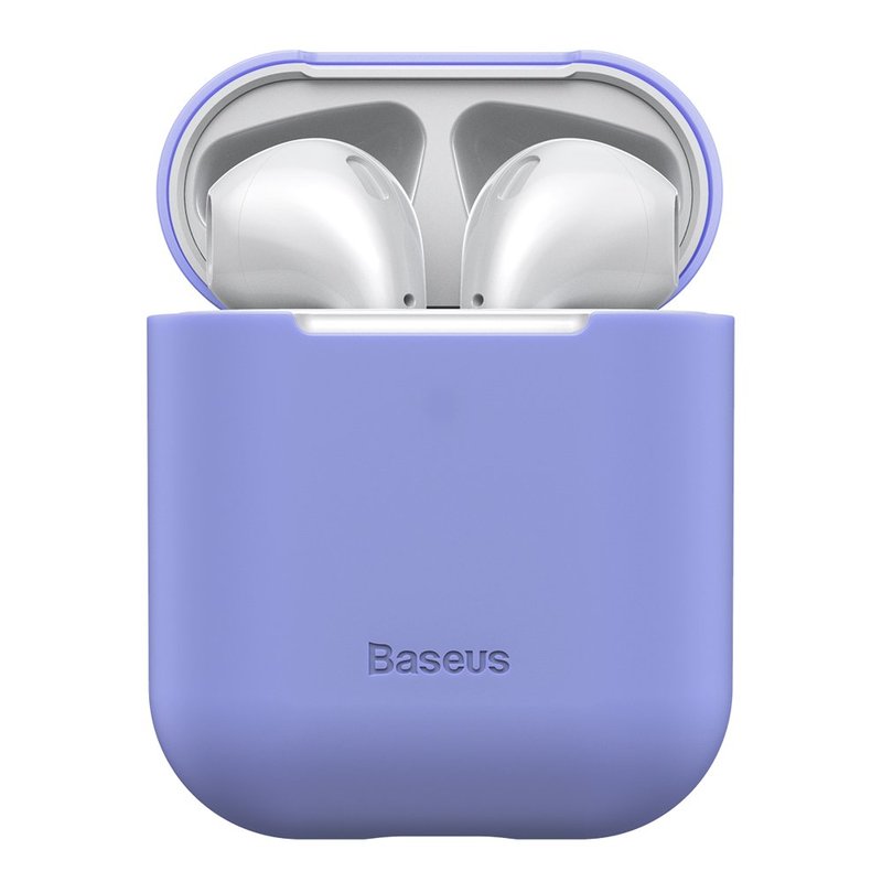 Husa Pentru Apple Airpods Din Silicon Protector Baseus Ultrathin - WIAPPOD-BZ05 - Purple