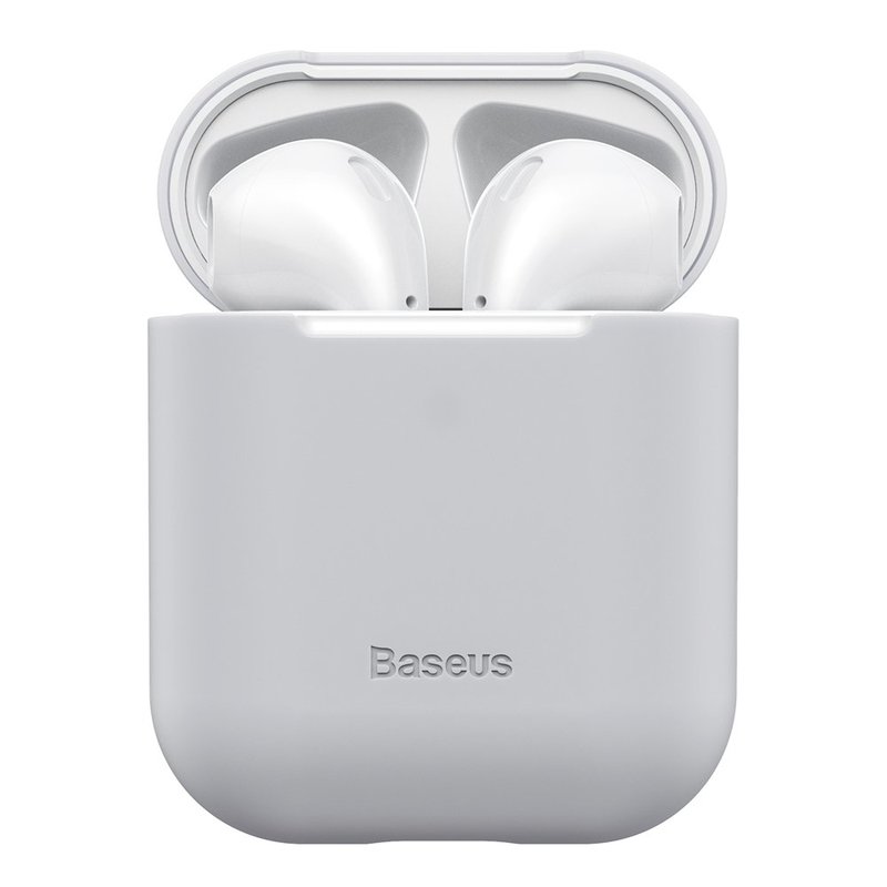 Husa Pentru Apple Airpods Din Silicon Protector Baseus Ultrathin - WIAPPOD-BZ0G - Grey