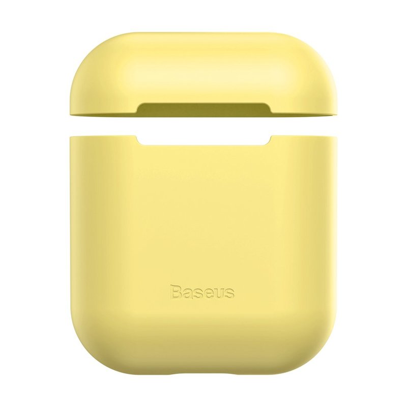 Husa Pentru Apple Airpods Din Silicon Protector Baseus Ultrathin - WIAPPOD-BZ0Y - Yellow