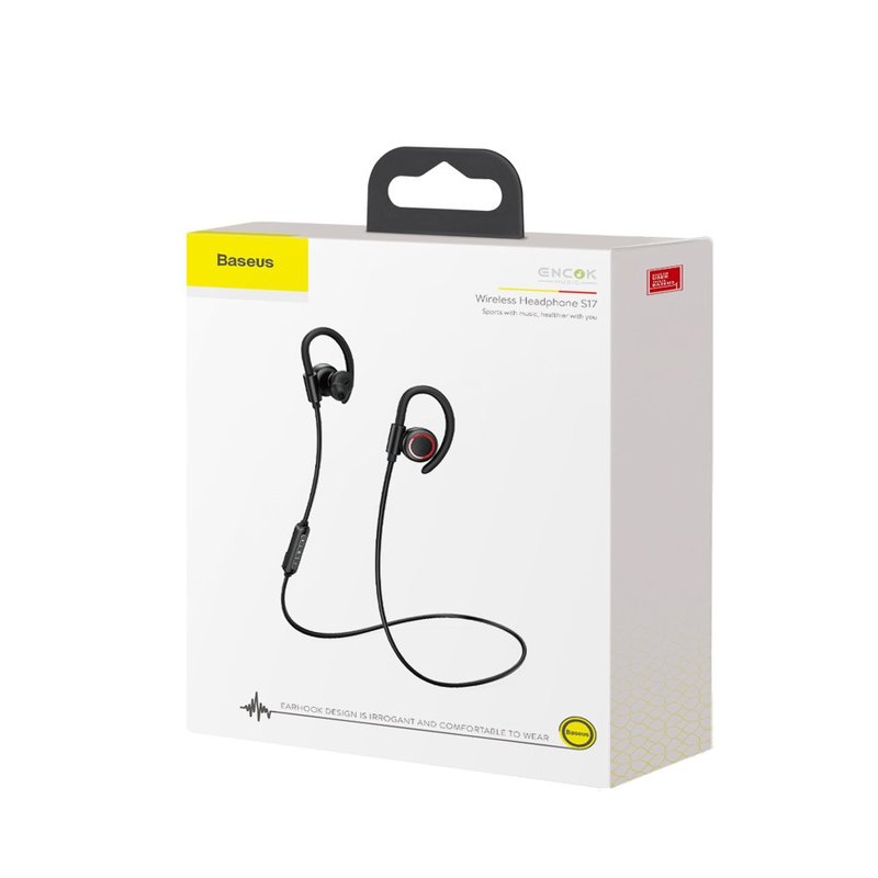 Casti In-Ear Wireless Baseus Encok Sports S17 Bluetooth 5.0 - NGS17-01 - Black