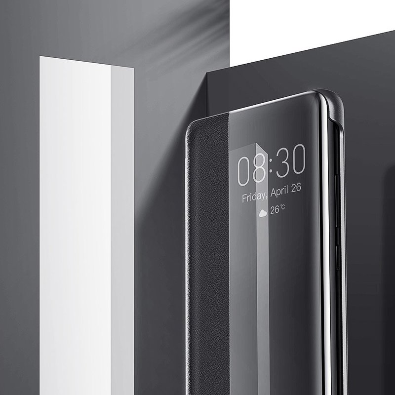 Husa Huawei P30 Pro Baseus Smart View Flip Cover with Smart Window - LTHWP30P-YP11 - Khaki