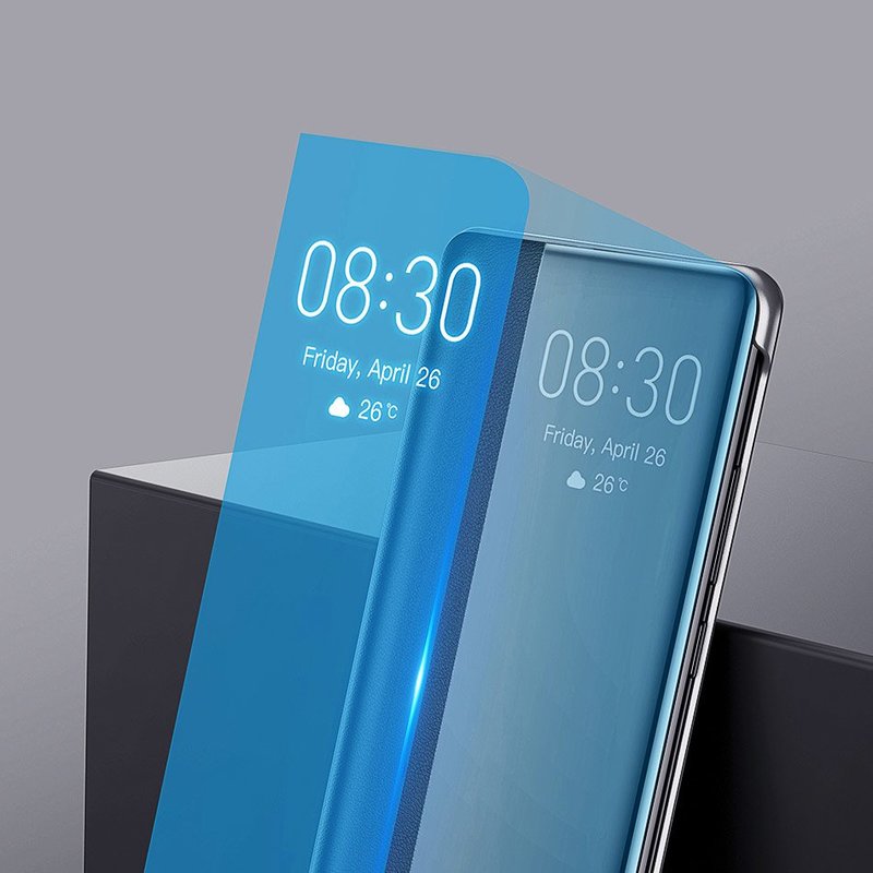 Husa Huawei P30 Pro Baseus Smart View Flip Cover with Smart Window - LTHWP30P-YP11 - Khaki