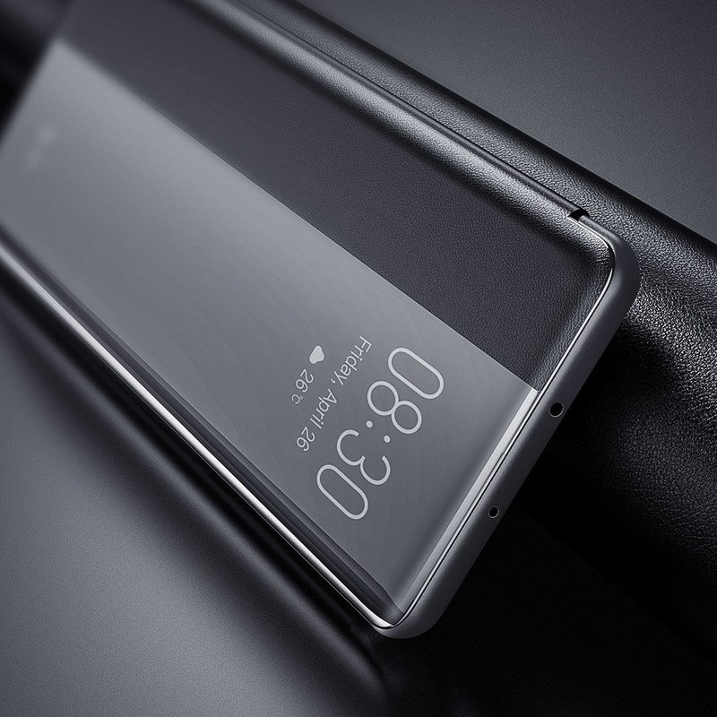 Husa Huawei P30 Pro Baseus Smart View Flip Cover with Smart Window - LTHWP30P-YP11 - Khaki